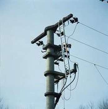 Mast-Hängeleiter, 20 Sprossen, 6,06 m lang