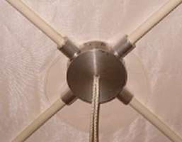 Leichtmontagezelt Länge 250 cm, Breite 250 cm